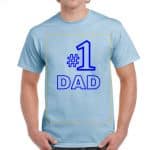 New Dad shirts custom printed fast